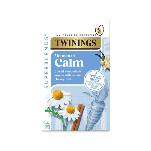 Hovedbilde Twinings Superblends Calm with Spiced Camomile & Vanilla, 18 Tea Bags