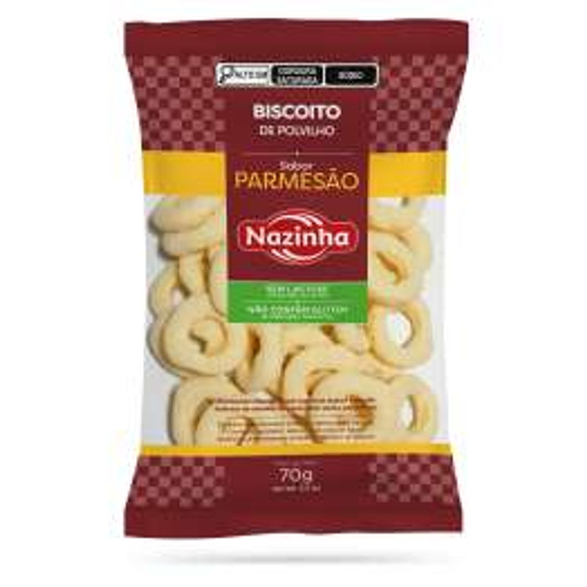 Nazinha Polvilho Parmesão 70g