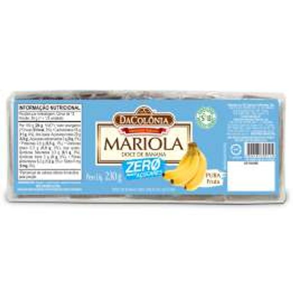 Hovedbilde Dacolônia Mariola Doce De Banana Zero 230g