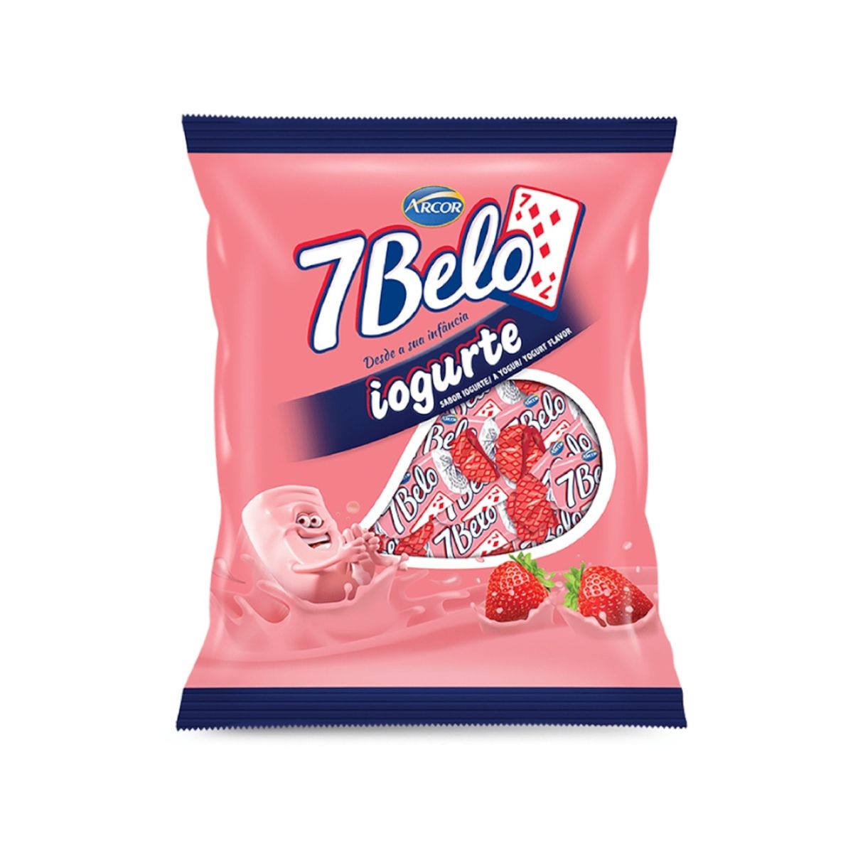 ARCOR 7Belo seig yoghurtgodteri Morango 100g