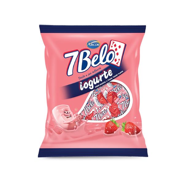 Hovedbilde ARCOR 7Belo seig yoghurtgodteri Morango 100g